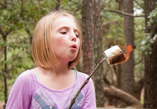 Roasting marshmallows