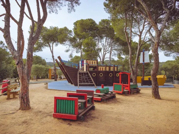 Nice playground at Roan camping Internacional de Calonge.